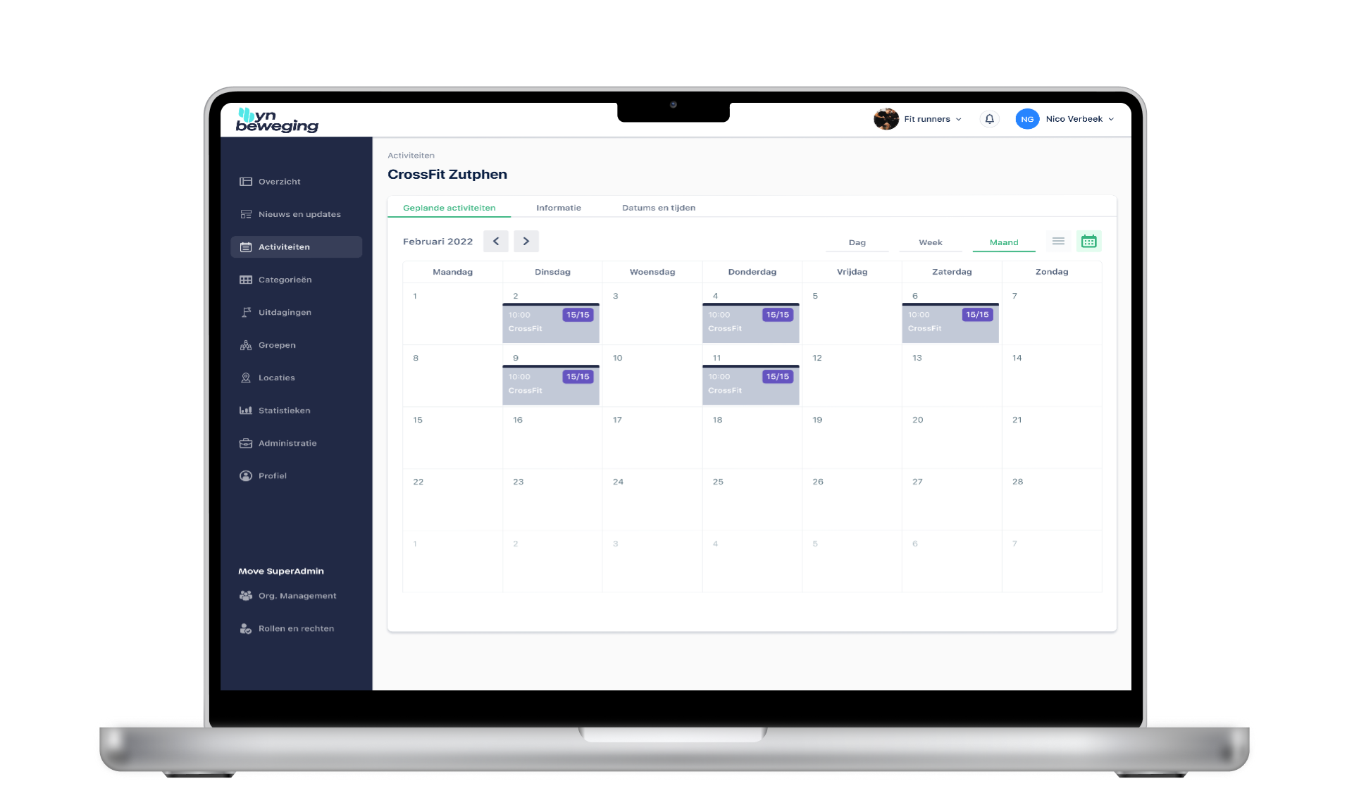 Sportaanbod dashboard Harlingen | YnBeweging